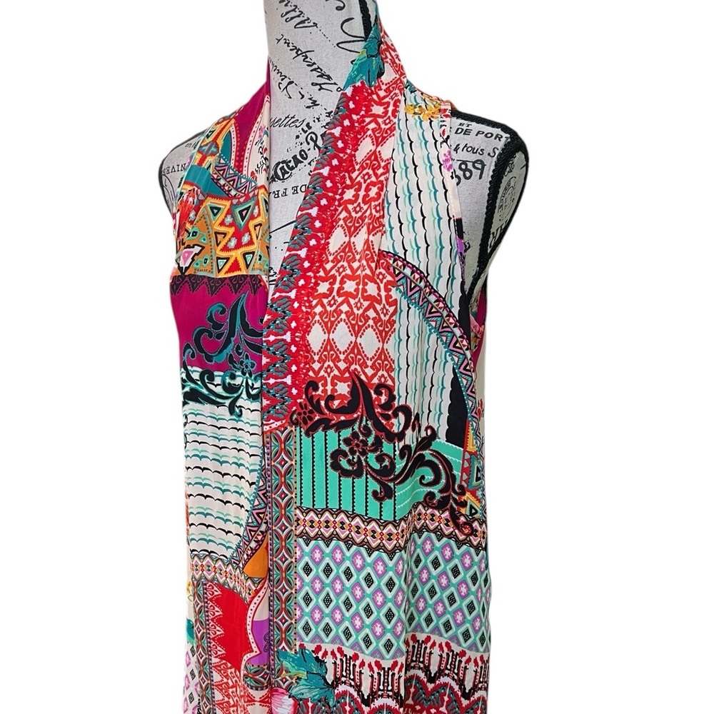 Depended Colorful Patchwork Top - Picture 5 of 10
